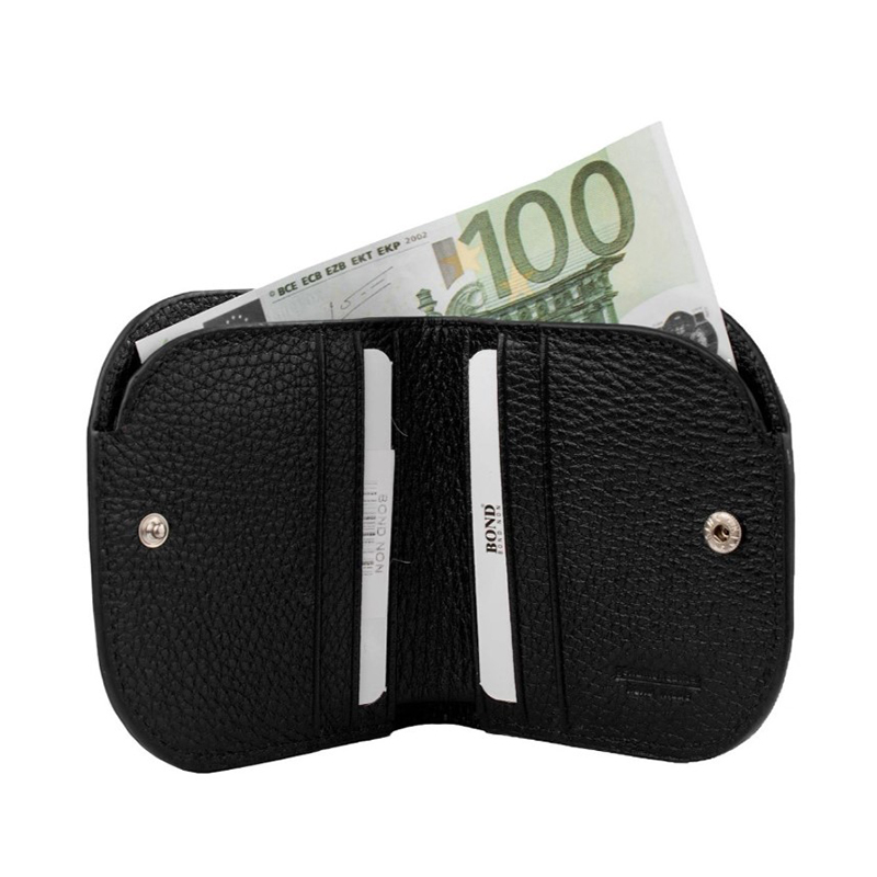 Женский кошелек EASTERN STAR C395-1 для купюр и карт с карманом для монет повседневный Black