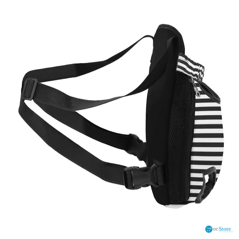 Рюкзак-кенгуру для животных DT834 Strip Black + White M