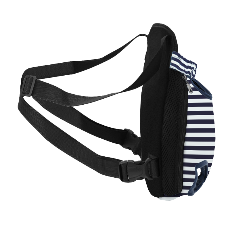 Рюкзак-кенгуру для животных DT834 Strip Dark Blue + White L