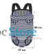 Рюкзак-кенгуру для животных DT834 Strip Dark Blue + White L
