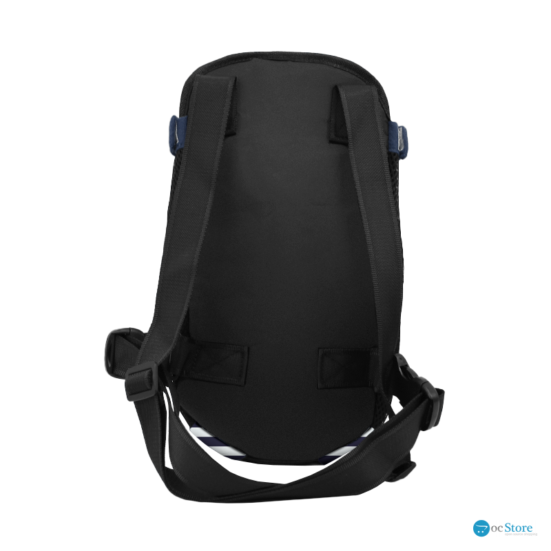 Рюкзак-кенгуру для животных DT834 Strip Dark Blue + White M