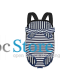 Рюкзак-кенгуру для животных DT834 Strip Dark Blue + White S