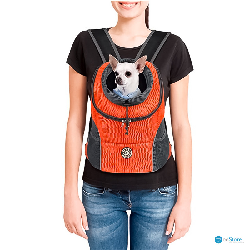 Рюкзак-переноска для кошек и собак Venxius D-07 Orange L