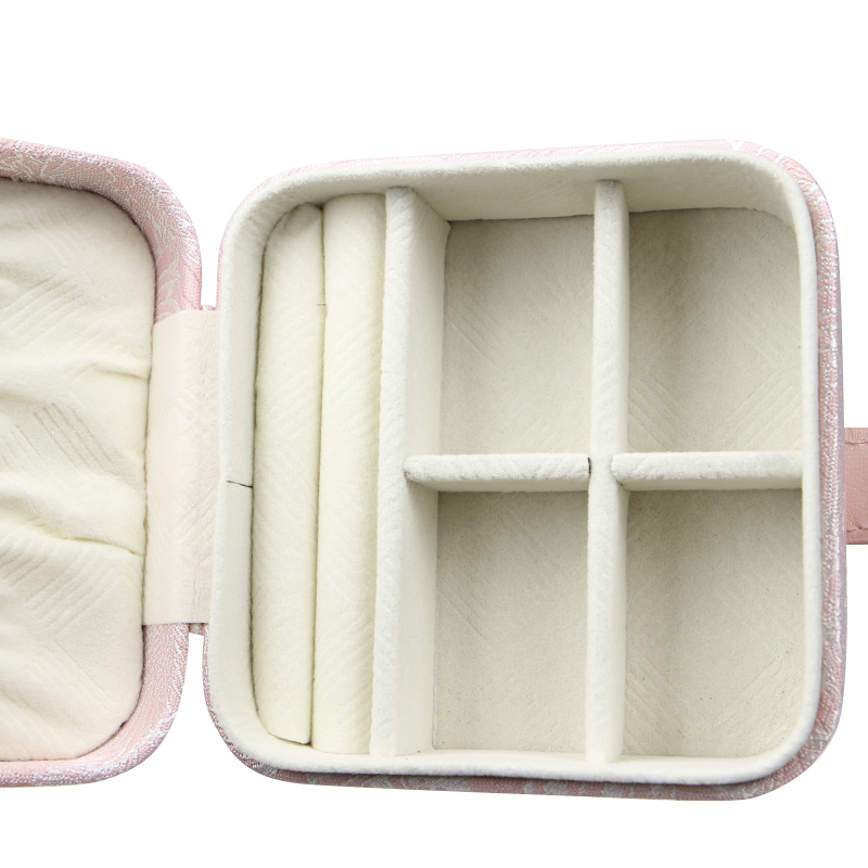 Шкатулка Casegrace SP-01328 для украшений и ювелирных изделий портативная с замком 10*10*5 см Pink