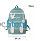Рюкзак подростковый 21727 Зайка 20L Green