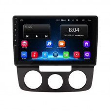 Штатная магнитола Lesko для Volkswagen Golf V Manual AC 2003-2008 экран 10" 2/32Gb Wi-Fi GPS Base