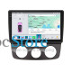 Штатная магнитола Lesko для Volkswagen Golf V Manual AC 2003-2008 экран 10" 4/64 QLED CarPlay 4G Wi-Fi GPS 360 Prime