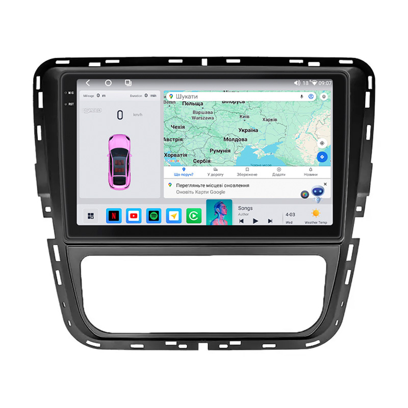 Штатная магнитола Lesko для Volkswagen Passat I / NMS Manual AC 2011-2015 экран 9" 4/64 QLED CarPlay 4G Wi-Fi GPS 360 Prime