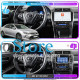 Штатная магнитола Lesko для Toyota Camry (USA) VII (XV50) Рестайлинг 2015-2017 экран 10" 4/64 QLED CarPlay 4G Wi-Fi GPS 360 Prime