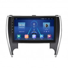 Штатная магнитола Lesko для Toyota Camry (USA) VII (XV50) Рестайлинг 2015-2017 экран 10" 2/32Gb 4G Wi-Fi GPS Top