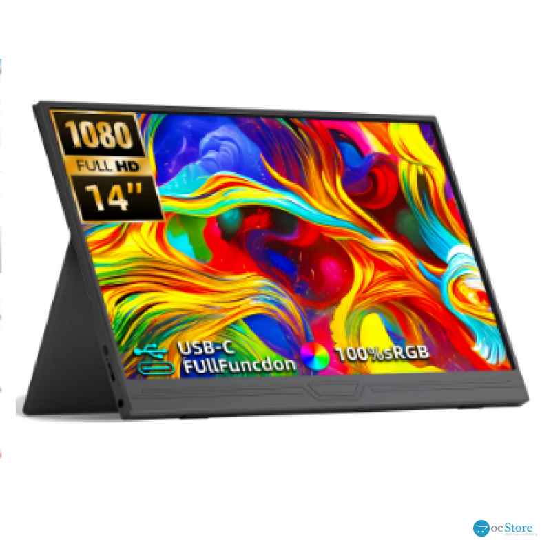 Портативний монітор ZSUS 14A black 14" 1920x1080 60 Гц