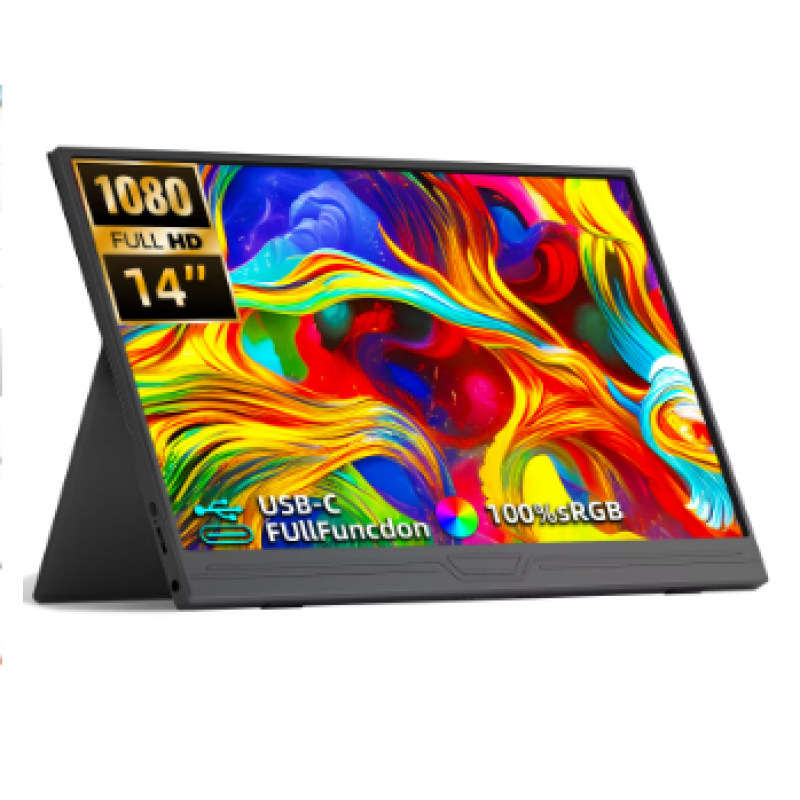 Портативний монітор ZSUS 14A black 14" 1920x1080 60 Гц