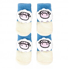 Носки для собак 2305CGSL1479 с нескользящими накладками согревающие Овечка M