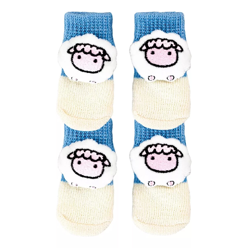 Носки для собак 2305CGSL1479 с нескользящими накладками согревающие Овечка M