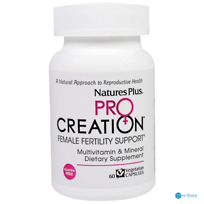 Комплекс для зачаття жінкам, Female Fertility Support, Nature's Plus, 60 капсул