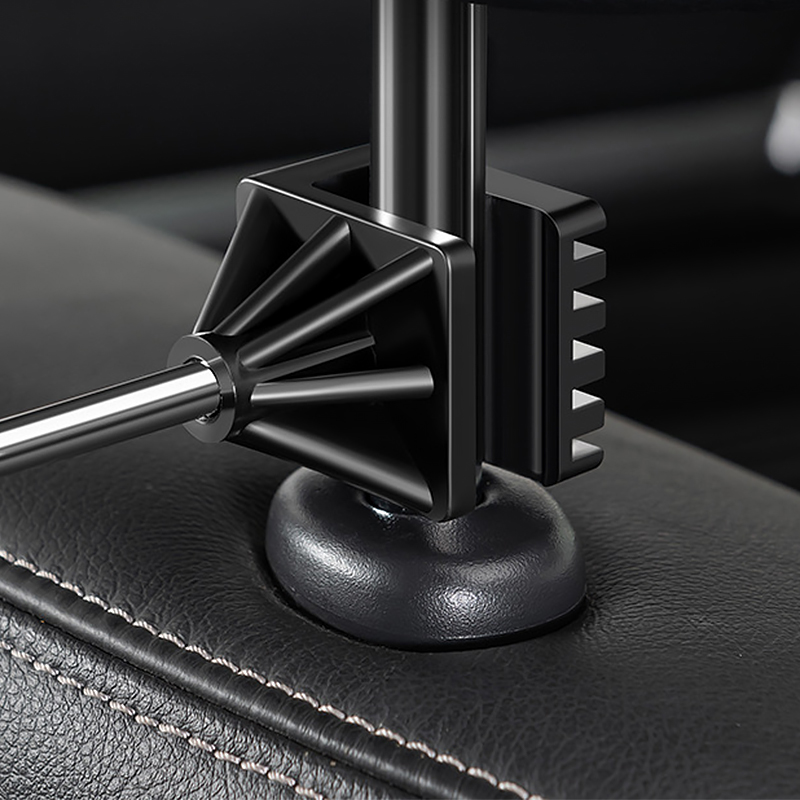 Автомобильная вешалка 11568 (11569) для верхней одежды на подголовник плечики Black