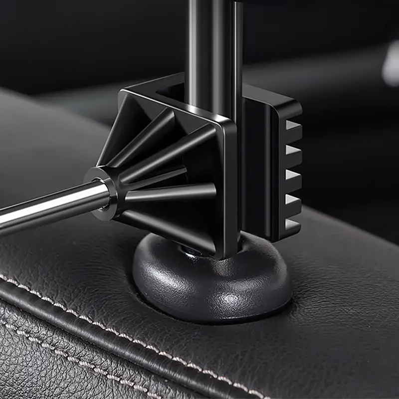 Автомобильная вешалка 11568 (11569) для верхней одежды на подголовник плечики Carbon Black