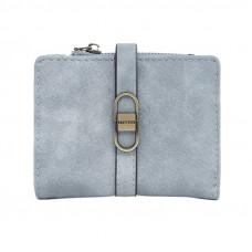 Женский кошелек Prettyzys PT23-2087 клатч с пряжкой повседневный складной  Blue