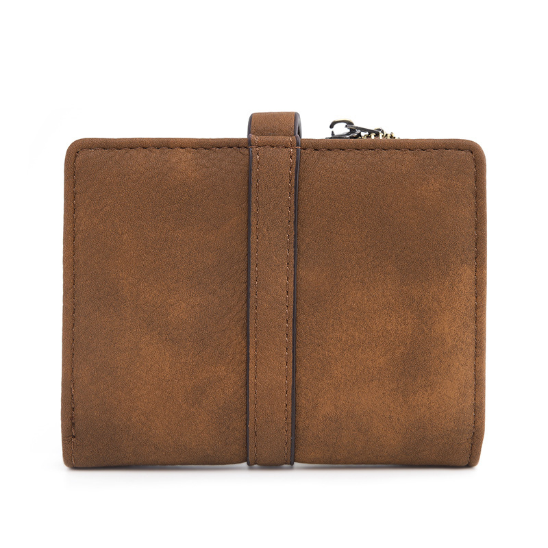 Женский кошелек Prettyzys PT23-2087 клатч с пряжкой повседневный складной  Brown