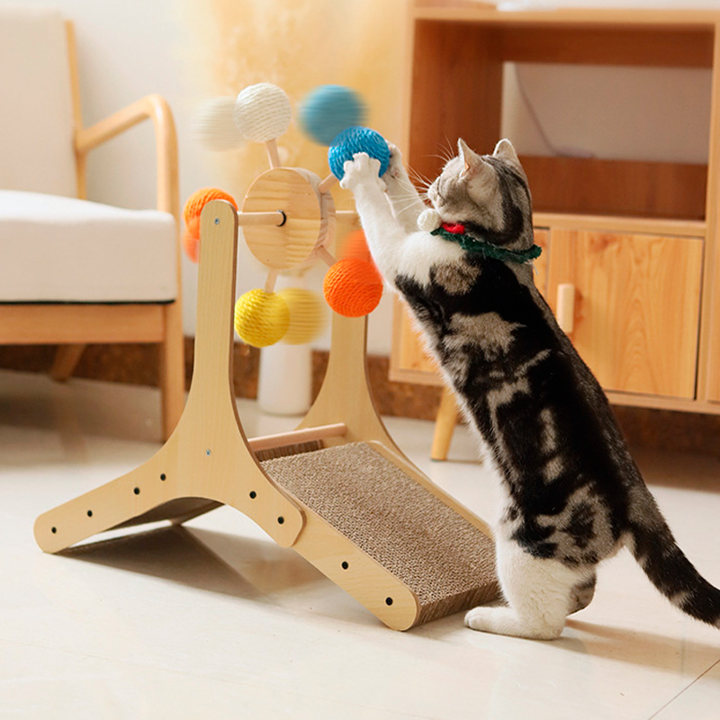 Игрушка когтеточка для кошек Taotaopet Y0035 игровой центр колесо обозрения