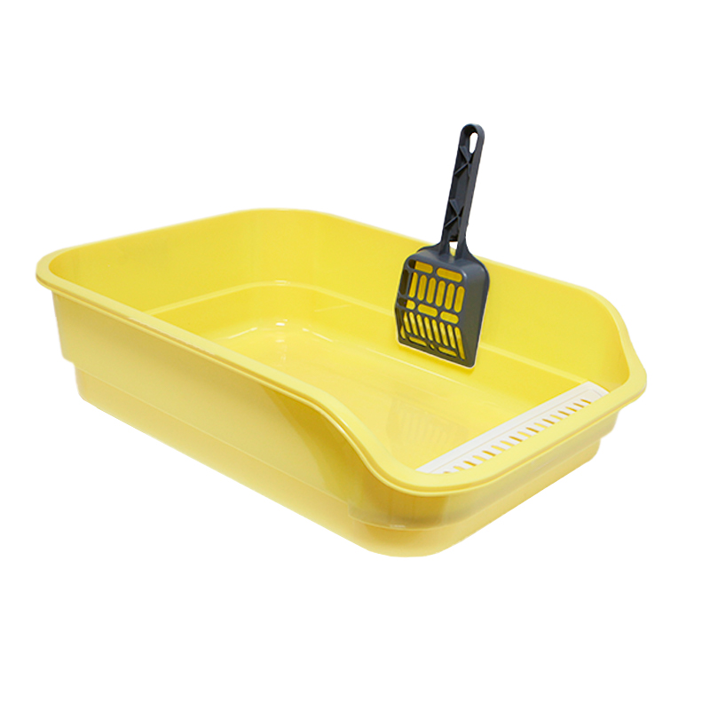 Туалет для кошек с лопаткой Taotaopets 222223 Yellow
