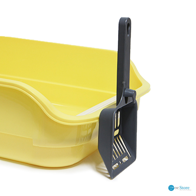 Туалет для кошек с лопаткой Taotaopets 222223 Yellow