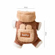 Комбинезон с капюшоном для собак Lucky 2410SXMJ0173 тедди с петлей для поводка Brown M