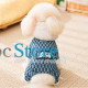 Комбинезон с капюшоном для собак Moo 2410SXMJ0172 тедди с петлей для поводка Blue M