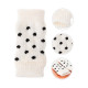 Наколенники для собак 2305CGSL1479 вязаные носки Горох Белые L
