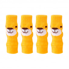 Наколенники для собак 2305CGSL1479 вязаные носки Медведь Желтый S