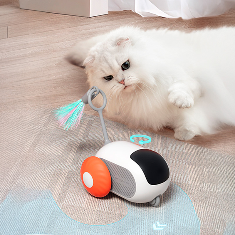 Игрушка для животных с дистанционным управлением Бадминтон Smart Cat Toy DT1126 Orange