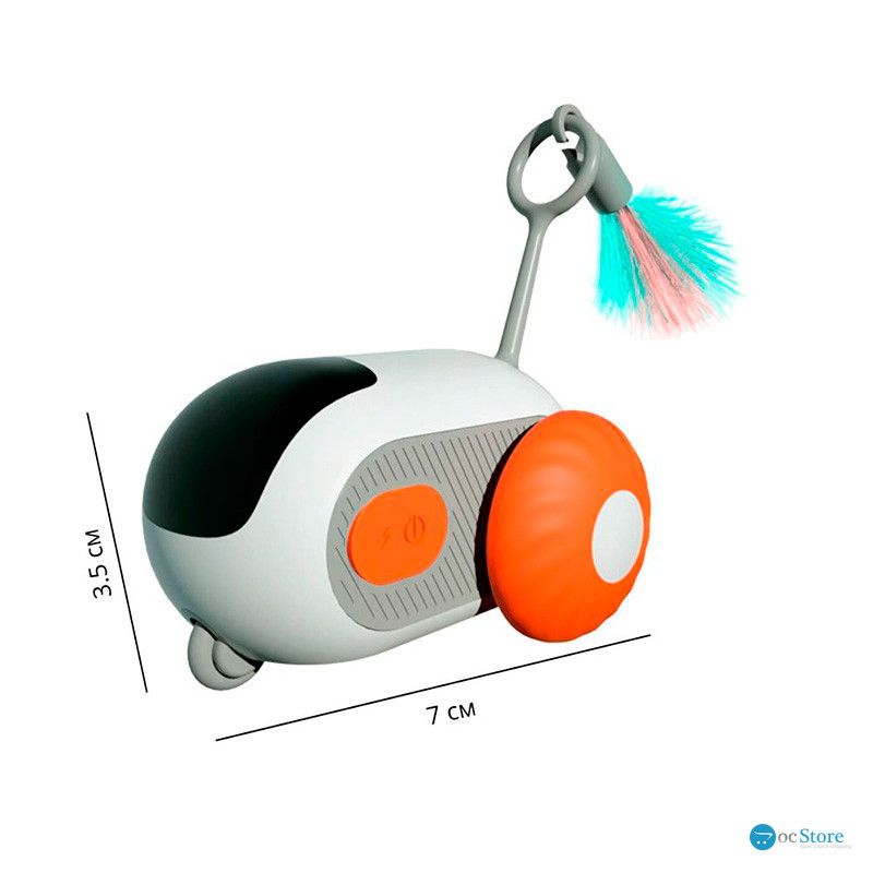 Игрушка для животных с дистанционным управлением Бадминтон Smart Cat Toy DT1126 Orange