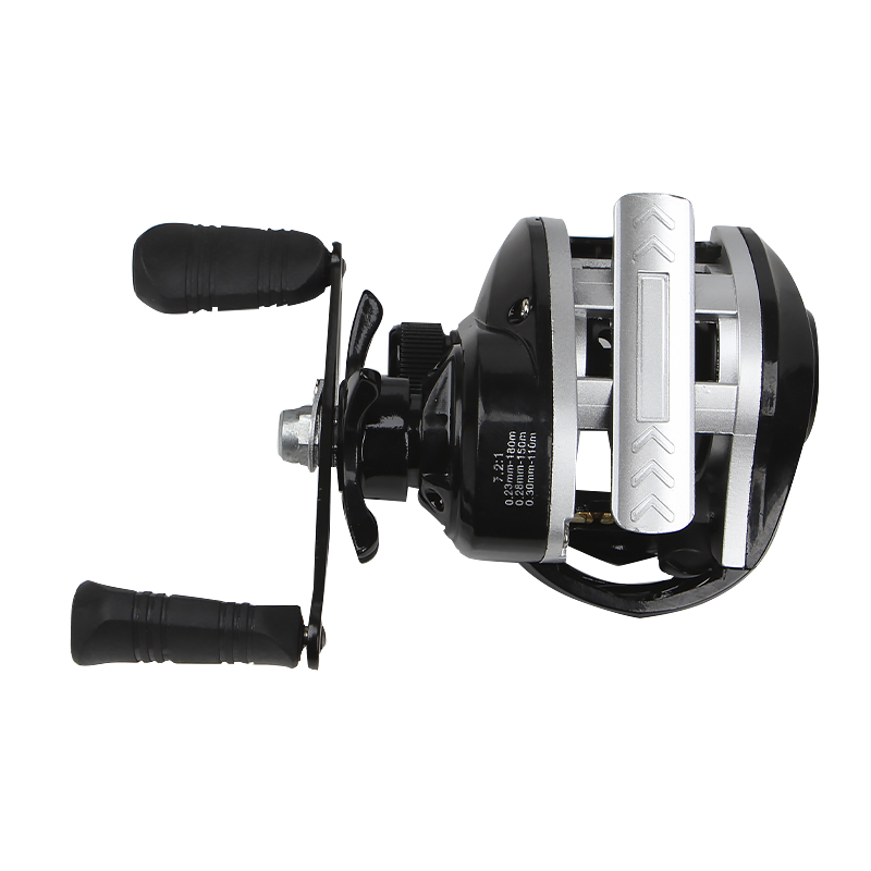 Катушка мультипликаторная Juqiwang DX 201 Black-Silver Left