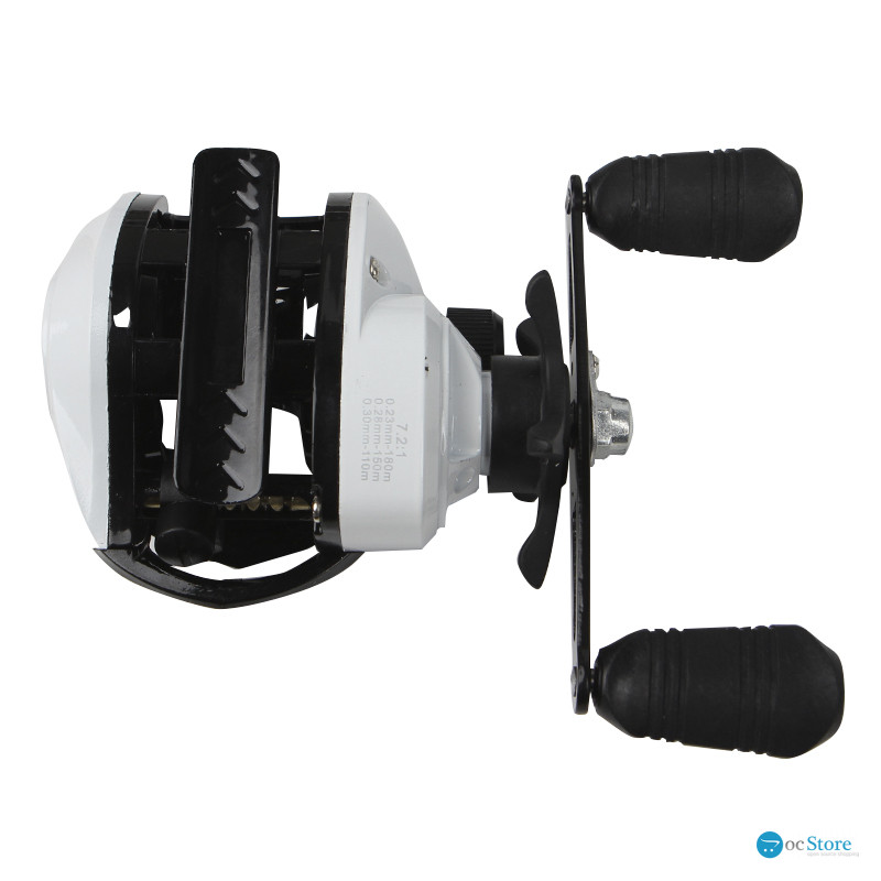 Катушка мультипликаторная Juqiwang GLK 201 White-Black Right