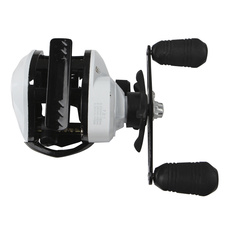 Катушка мультипликаторная Juqiwang GLK 201 White-Black Right