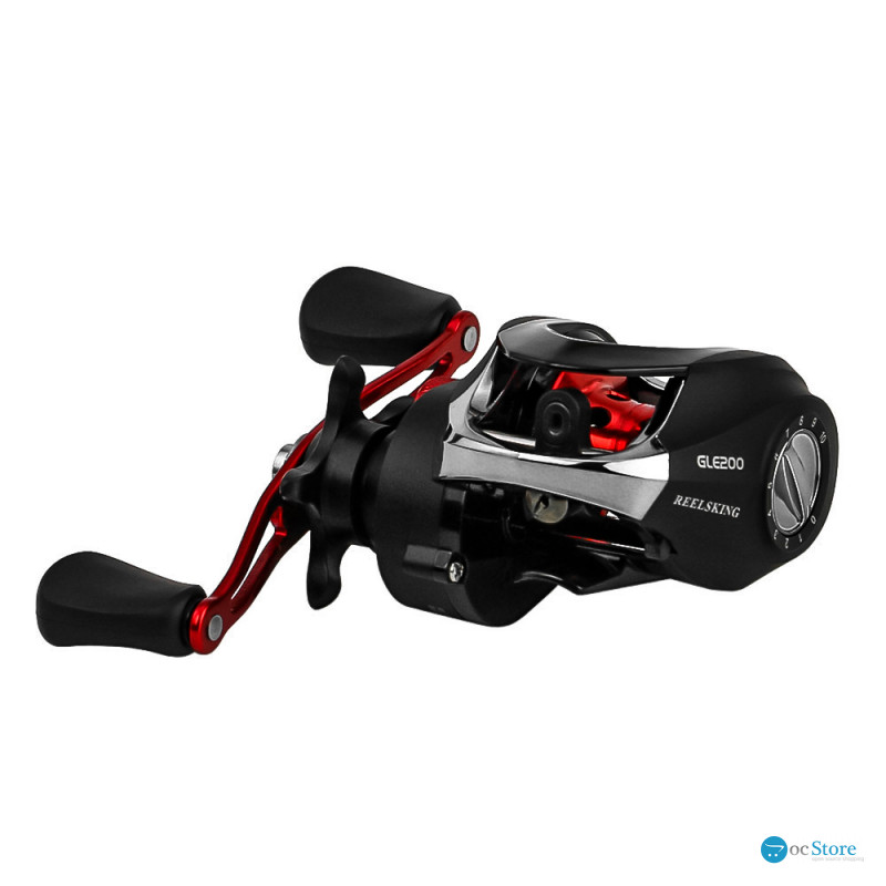 Катушка мультипликаторная Reelsking GLE 200 Black-Red Right