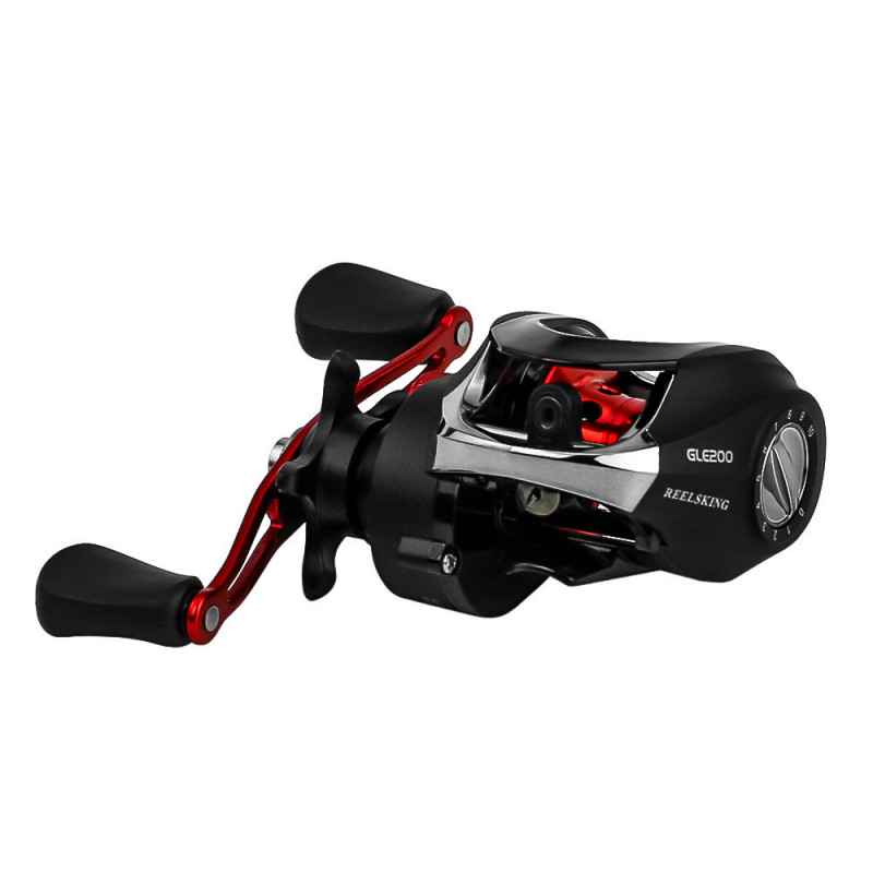 Катушка мультипликаторная Reelsking GLE 200 Black-Red Right