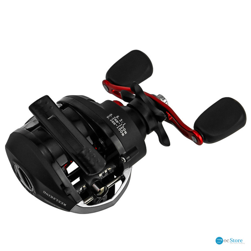 Катушка мультипликаторная Reelsking GLE 201 Black-Red Left