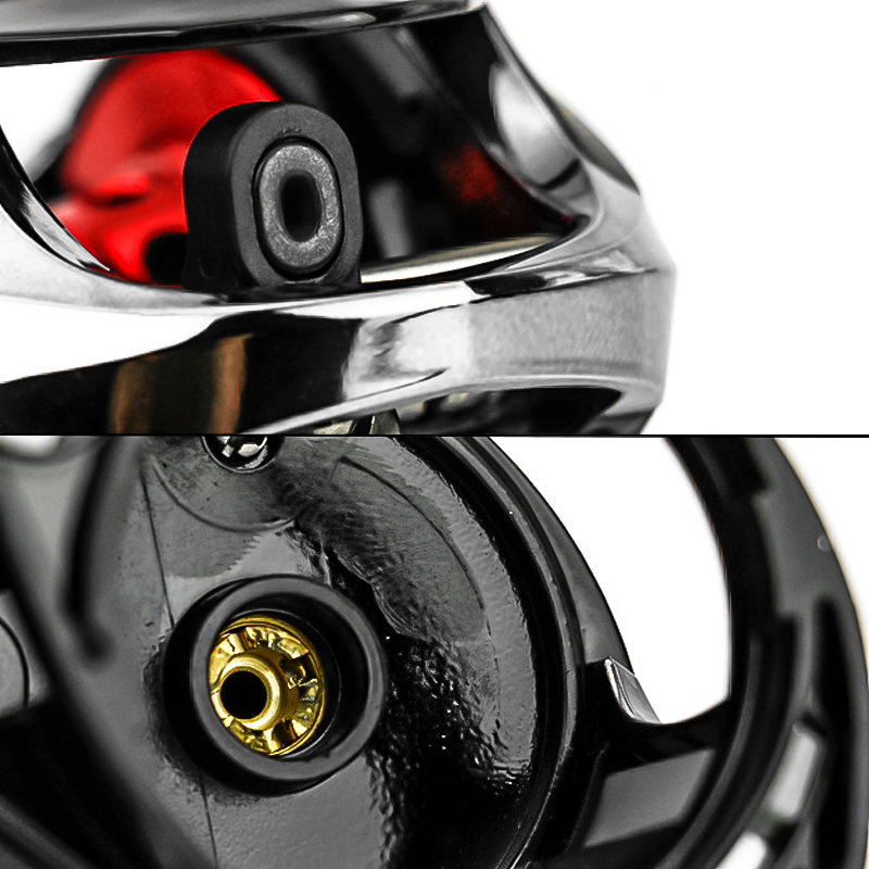 Катушка мультипликаторная Reelsking GLE 201 Black-Red Left