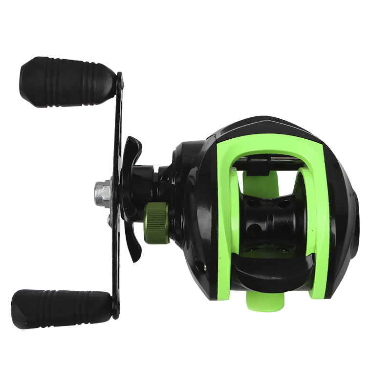 Катушка мультипликаторная Yumoshi AK 201 Black-Green Left