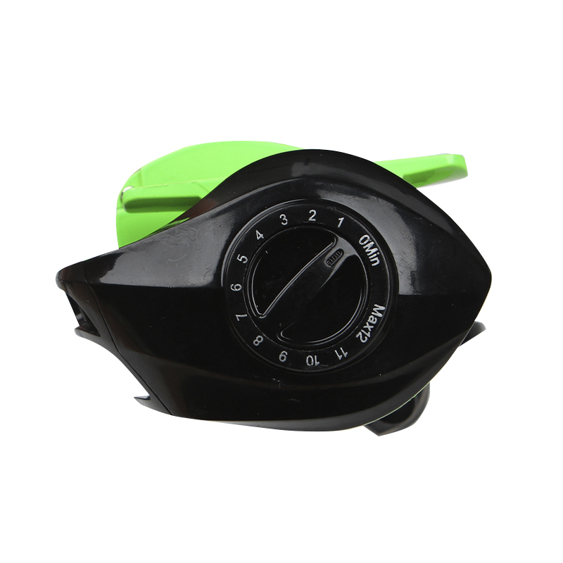 Катушка мультипликаторная Yumoshi AK 201 Black-Green Left