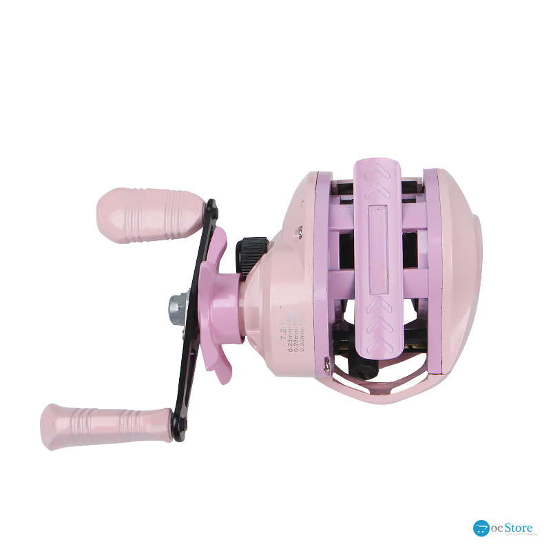 Катушка мультипликаторная Yumoshi AK 201 Black-Pink Left
