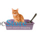 Туалет для кошек с лопаткой Taotaopets 263303-2 кошачий лоток Purple