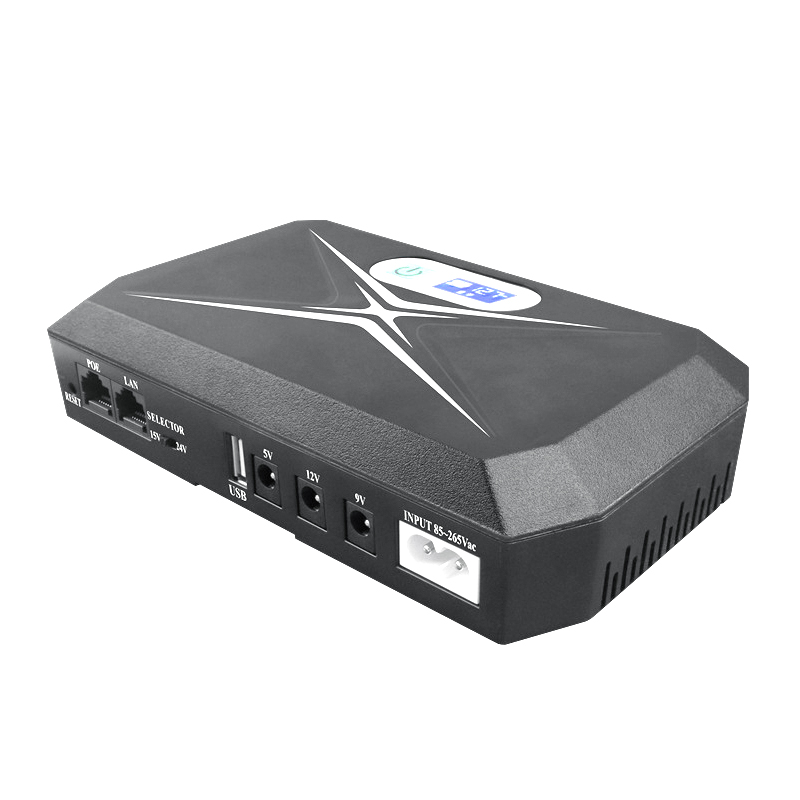 ИБП Andes 18DCP	UPS для WI-Fi роутера 5V 9V 12V 10400 mAh с защитой от короткого замыкания