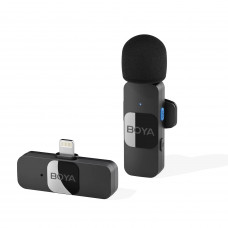 Мікрофон петличний бездротовий BOYA BY-V1 (Lightning) black