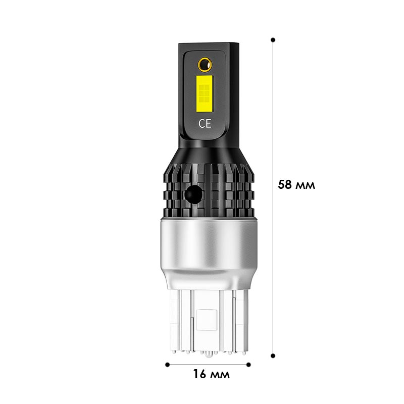 Автомобильная светодиодная лампа поворот+стоп сигнал DXZ G-B-3570 T20-7440 30W