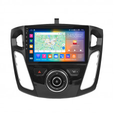 Штатная магнитола Lesko для Ford Focus III 2011-2015 экран 9" 4/64Gb CarPlay 4G Wi-Fi GPS Prime