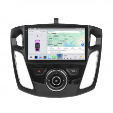 Штатная магнитола Lesko для Ford Focus III 2011-2015 экран 9" 4/64 QLED CarPlay 4G Wi-Fi GPS 360 Prime