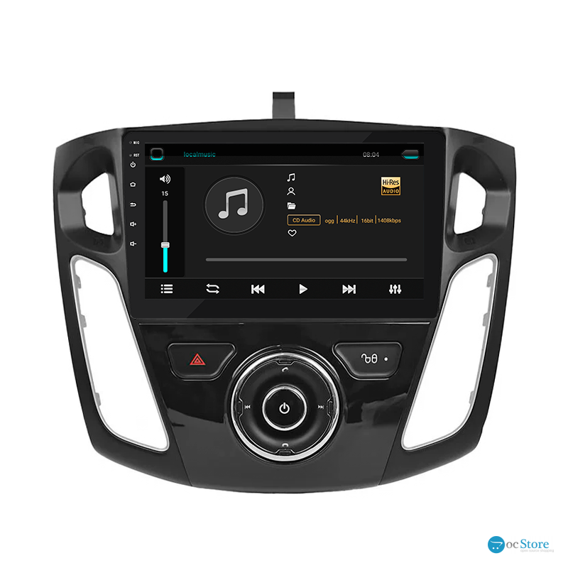 Штатная магнитола Lesko для Ford Focus III 2011-2015 экран 9" 2/32Gb 4G Wi-Fi GPS Top