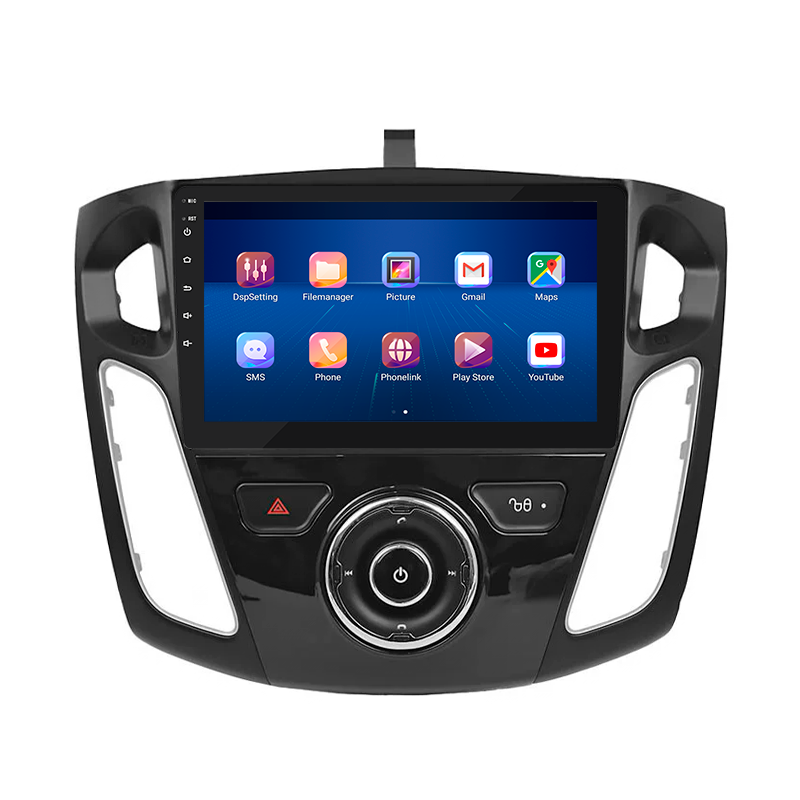 Штатная магнитола Lesko для Ford Focus III 2011-2015 экран 9" 6/128Gb 4G Wi-Fi GPS Top